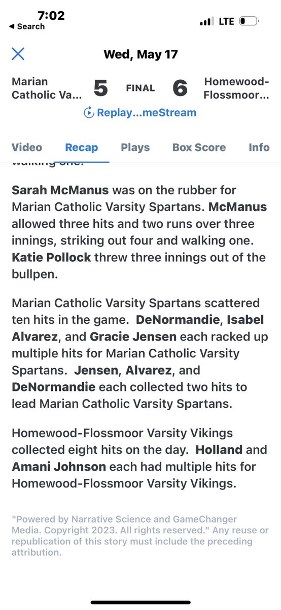 Sarahmc514's tweet photo. First game back pitching since injury, so excited to be back! Tomorrow we have senior night against De La Salle @ 4:30💛🖤 https://t.co/jQyMcNMHkJ