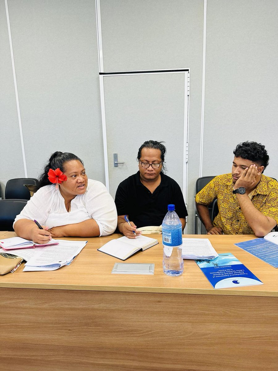 ForumSEC's tweet photo. #PeopleCenteredDevelopment
@ForumSEC with the Tuvalu department(s) of trade and labour, held national consultations this week in Tuvalu with stakeholders.
The consultations aim to identify regional priority areas for the development of a Regional Labour Mobility Strategy. https://t.co/EkAce3flrK