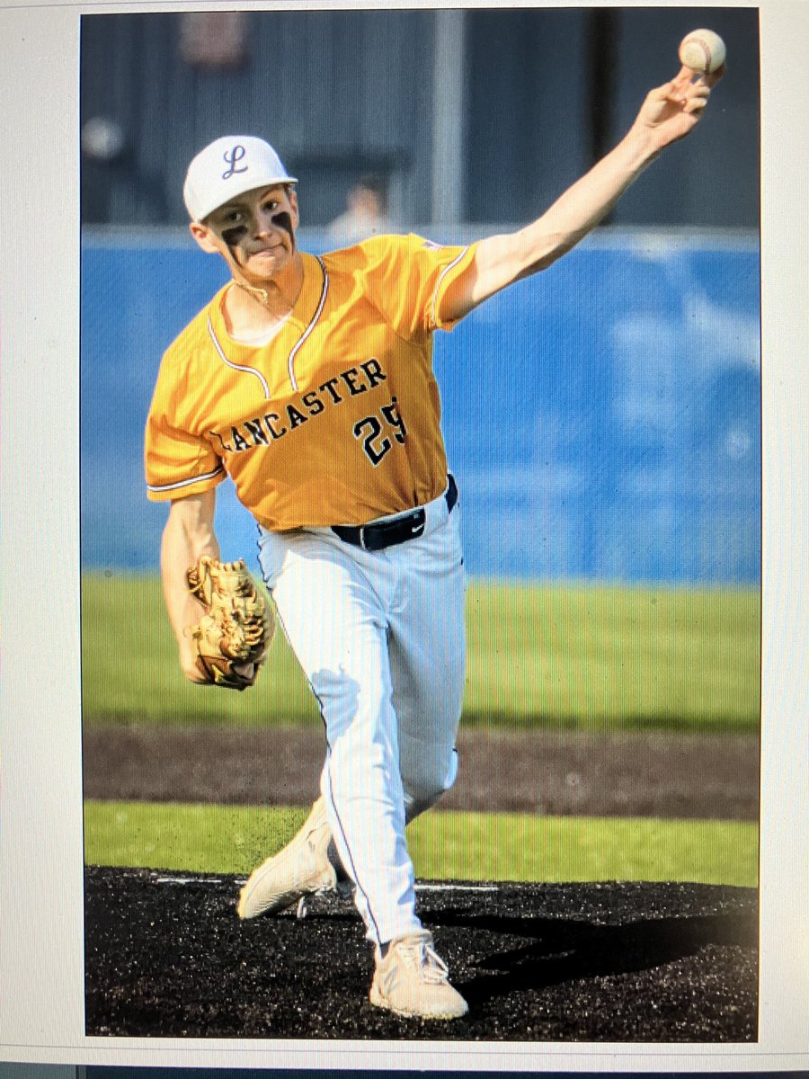 Huge shoutout to  Lancaster senior pitcher Isaac Cooperrider. He had a career-high 17 strikeouts in seven innings of work Wednesday against Teays Valley. ⁦<a href="/isaaccoop25/">Isaac Cooperrider</a>⁩ ⁦<a href="/LHSCoachConn/">Corey Conn</a>⁩ ⁦<a href="/lancastergales/">LancasterGales</a>⁩