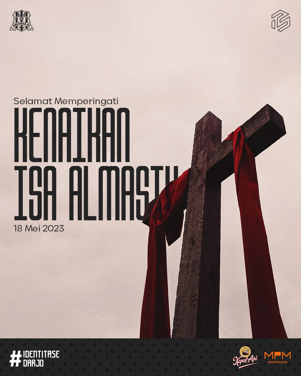 Selamat Hari Kenaikan Isa Almasih✨️

Semoga kemuliaan dan kedamaian terpancar abadi🙏✨️

#Deltras #IdentitaseDarjo #KenaikanIsaAlmasih