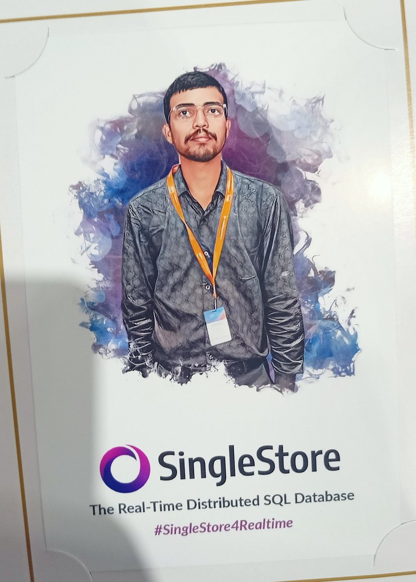 Avkr1211's tweet photo. #singlestore4realtime
@SingleStoreDB https://t.co/8YZdsazNeg