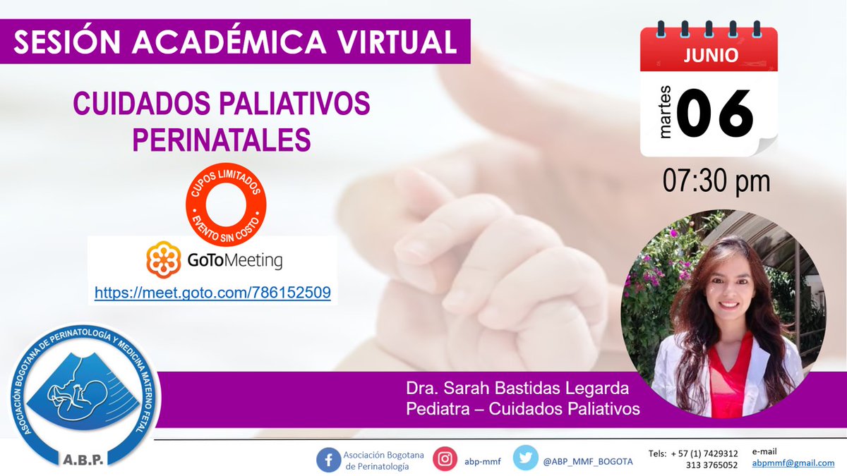 ABP_MMF_BOGOTA's tweet photo. PRONTO. Separe la fecha. Evento virtual sin costo https://t.co/FUEJgypuJW
