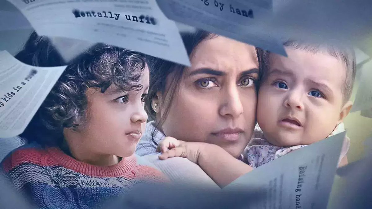 #MrsChatterjeeVsNorway is moving. A film about an immigrant Indian mother's fight to win back custody of her children. Rani Mukerji's performance is all hearts, both heartbreaking and inspiring at the same time. Narration is powerful. If you missed this one in theatres, go for it