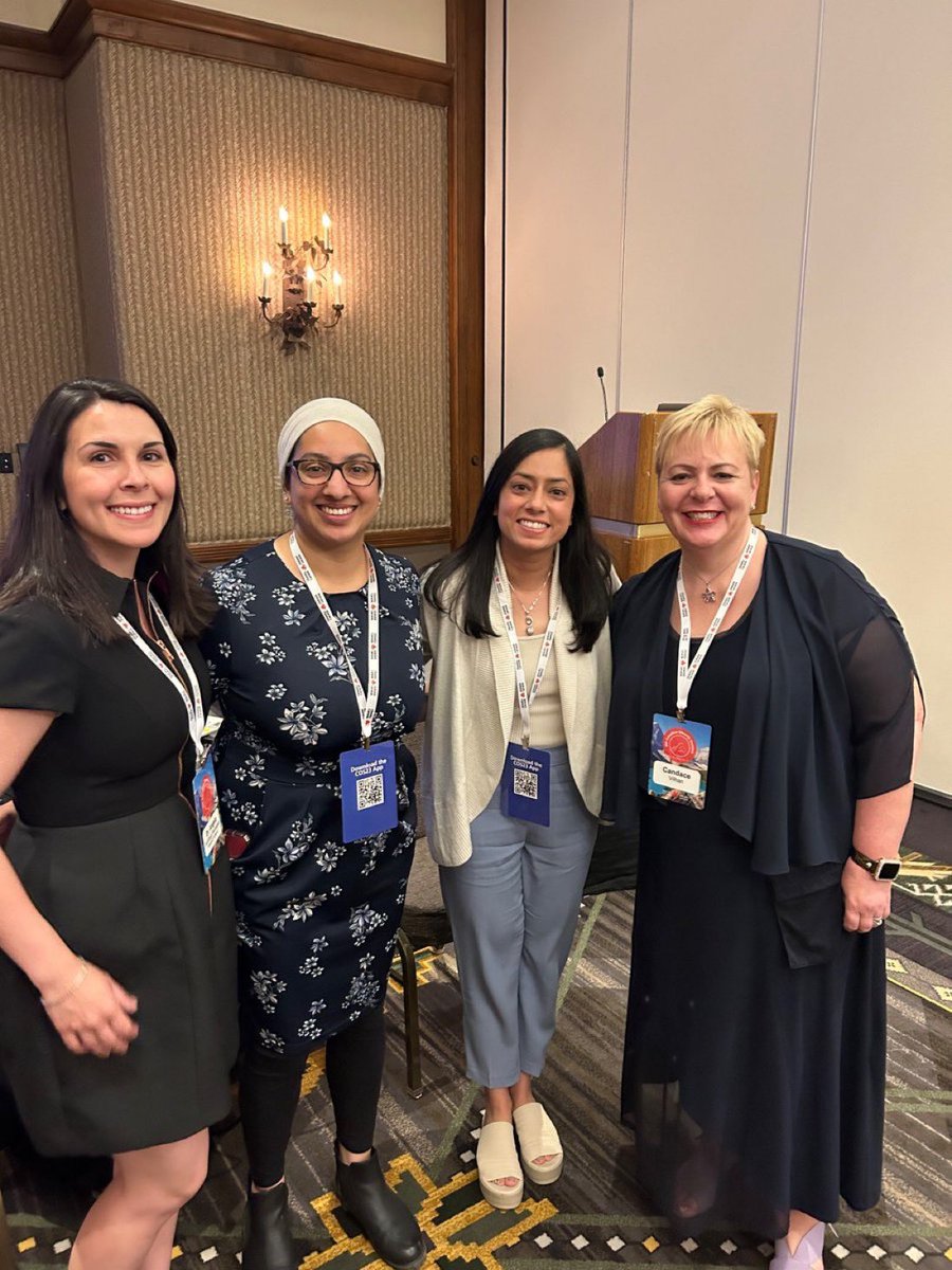 TaranjotKD's tweet photo. Had the absolute pleasure presenting about GDM in a weight stigma symposium at the @ObesityCan conference with Candace Vilhan, Angela Incollingo Rodriguez & @TaniyaNagpal11. Special shout out to Taniya for being an unbelievable mentor! #COS8 https://t.co/v7KyiDsu3Z