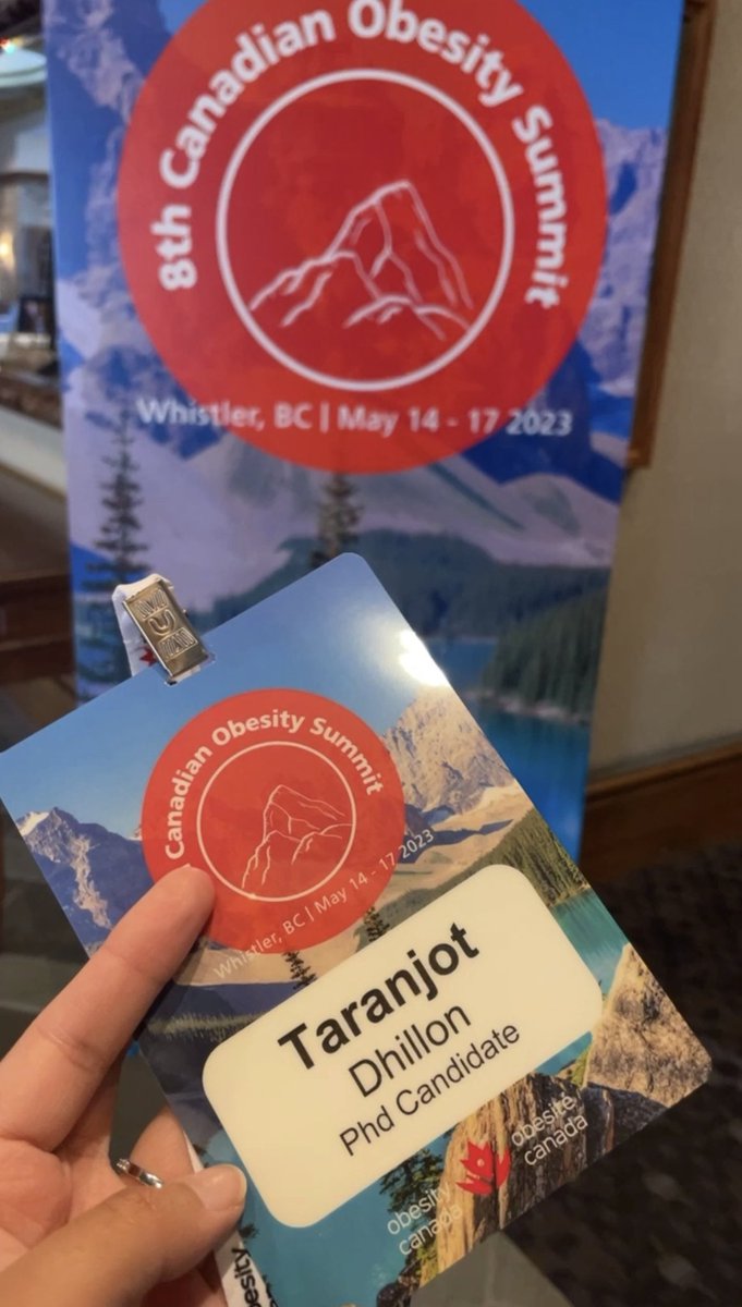 TaranjotKD's tweet photo. Had the absolute pleasure presenting about GDM in a weight stigma symposium at the @ObesityCan conference with Candace Vilhan, Angela Incollingo Rodriguez & @TaniyaNagpal11. Special shout out to Taniya for being an unbelievable mentor! #COS8 https://t.co/v7KyiDsu3Z