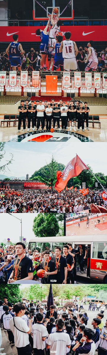 A real-life dunk master🏀Huipu Middle School Defeats Tsinghua Affiliated Middle School
来自浙江小县城的临海中学球队击败传统强队清华附中，时隔6年获得全国高中篮球联赛冠军🏆🎖 https://t.co/xKftmLi0ih