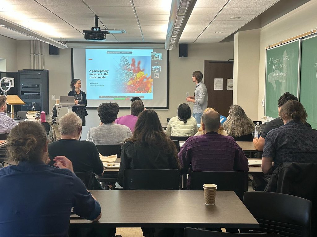 YichenLuo2's tweet photo. The first day of 22nd Philosophy of Logic, Math, and Physics Graduate Conference, with Jenann Ismael giving the keynote talk. A great time; really enjoy it! https://t.co/SDh0nGOFMr