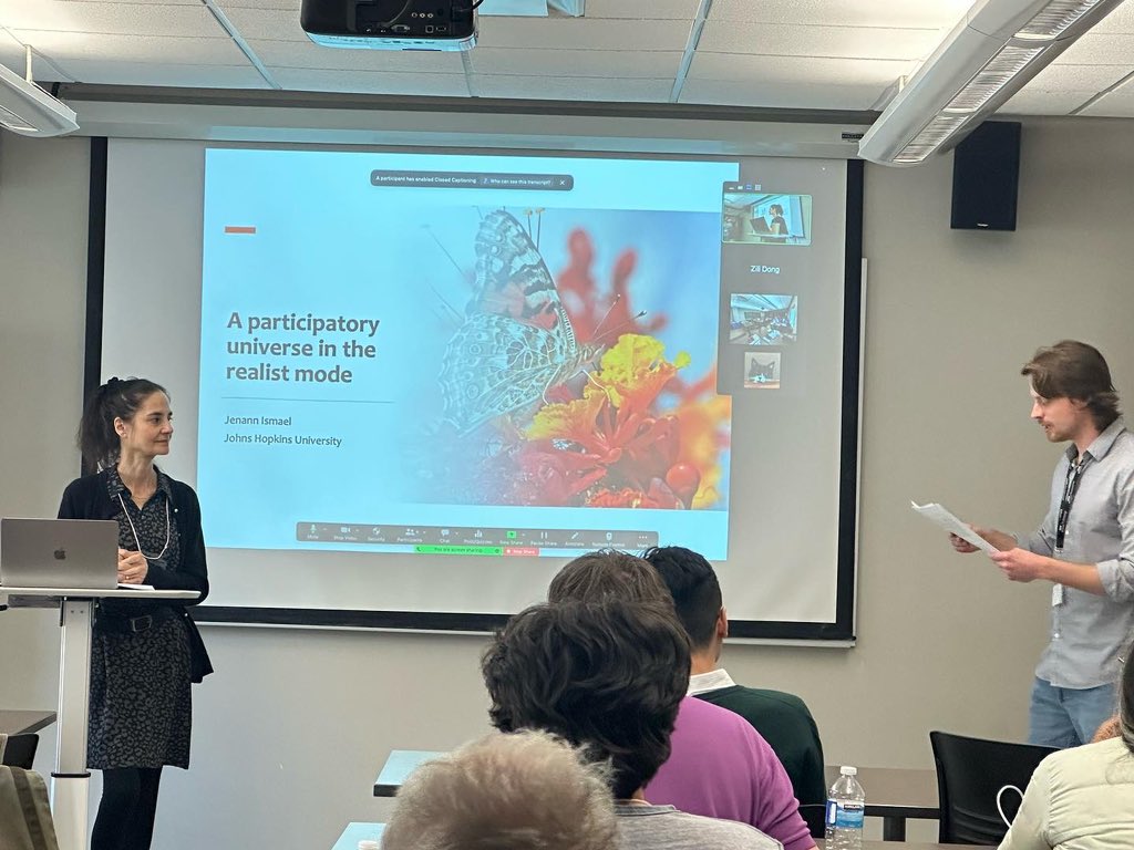 YichenLuo2's tweet photo. The first day of 22nd Philosophy of Logic, Math, and Physics Graduate Conference, with Jenann Ismael giving the keynote talk. A great time; really enjoy it! https://t.co/SDh0nGOFMr