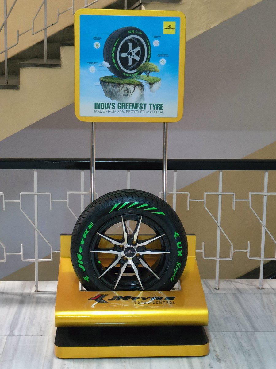 ujjwaljayswal's tweet photo. India's Greenest tyre .
Once again an innovative idea from  JK Tyre. https://t.co/WeC0fT5j1Z