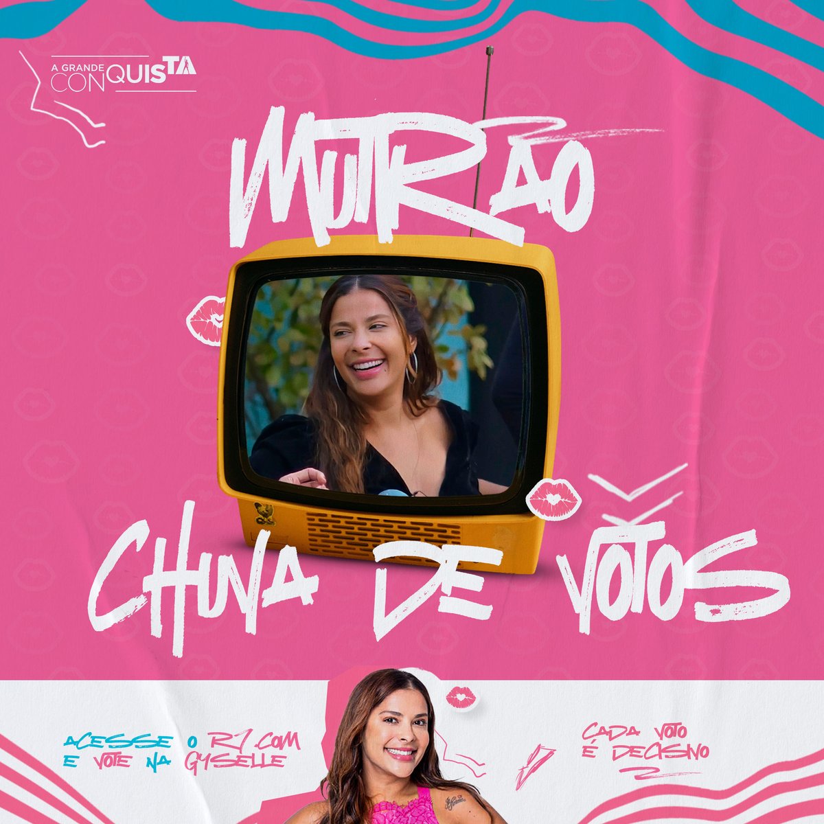 Gyselle_Soares's tweet image. 💋MUTIRÃO CHUVA DE VOTOS 💋

➡️ A CADA 10 VOTOS,  DEPOSITE UM EMOJI

⏰ ENCERRA 09h

🏆 O VOTO é para ENTRAR NA MANSÃO, então VOTEM NA GY

FOCO NO R7

📲:recordtv.r7.com/a-grande-conqu…