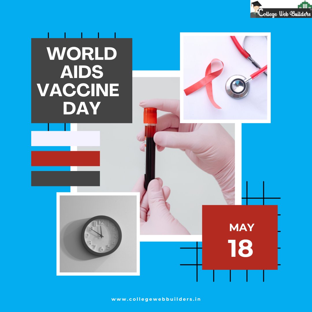 collegebbuilder's tweet photo. The whole world is Grateful to the Researchers involved in making the AIDS Vaccine a reality. Happy World AIDS Vaccine Day!
https://t.co/HZ0XxCIqe8
#collegewebbuilders #WorldAIDSVaccineDay #MakingHistory #UnitedAgainstAIDS #StepForward #VaccinesForAll https://t.co/PJdjYrqW66