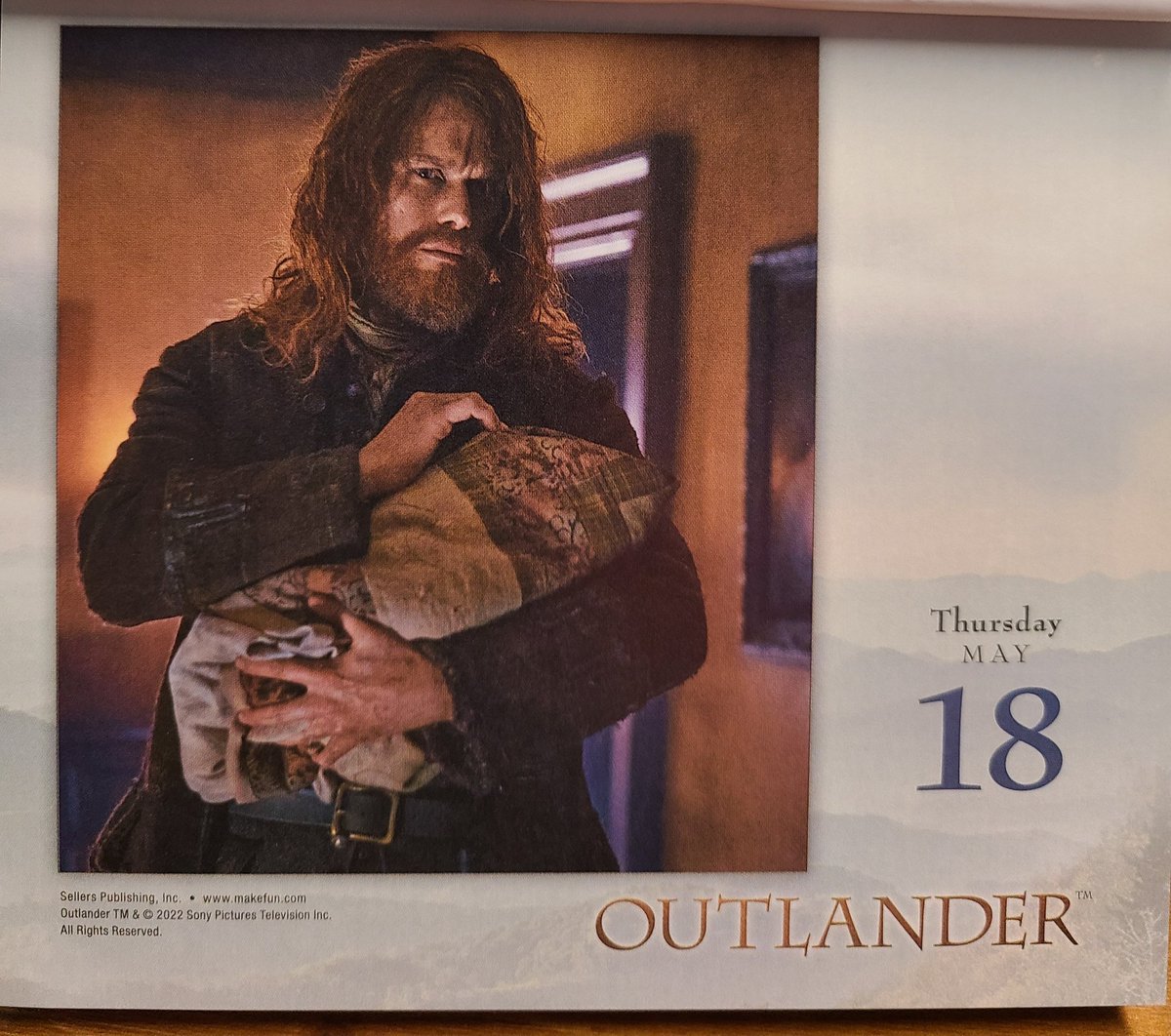 barbaramills1's tweet photo. #dailycalendar
May 18th 2023
#2023OutlanderCalendar
#Outlander
#JamieFraser #SamHeughan
#BabyIan #YoungIanMurray
#Dunbonnet
https://t.co/uwhOUCxGbx https://t.co/QspIJB9pI8