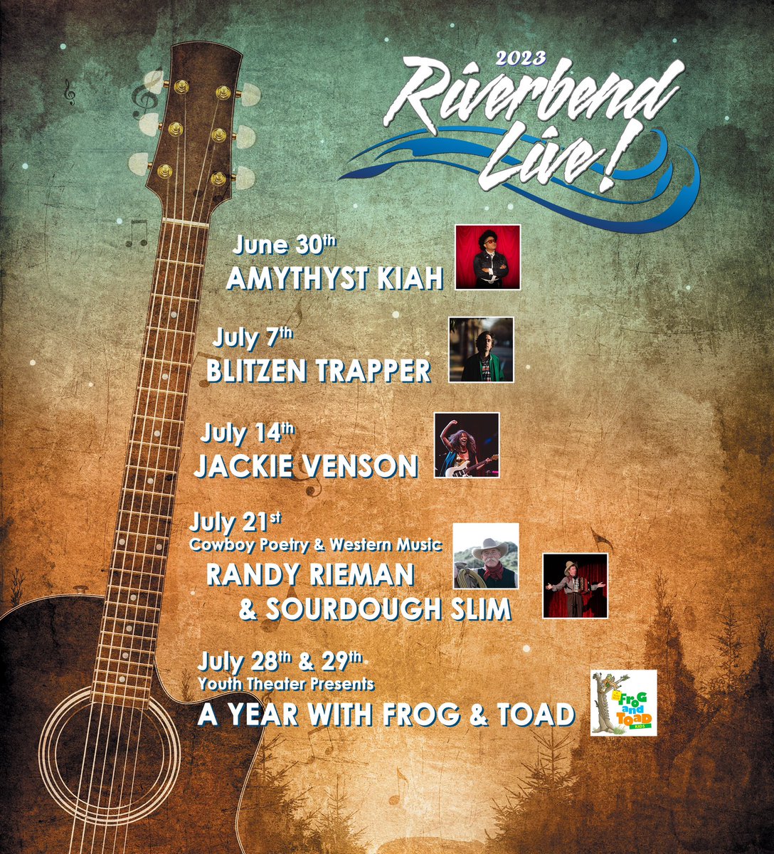 Our 2023 season has been announced! #livemusic #theater #concertsinthepark #winstonoregon #southernoregon #umpquavalley <a href="/amythystkiah/">Amythyst Kiah</a> <a href="/BlitzenTrapper/">Blitzen Trapper</a>  <a href="/jackievenson/">Jackie Venson</a>