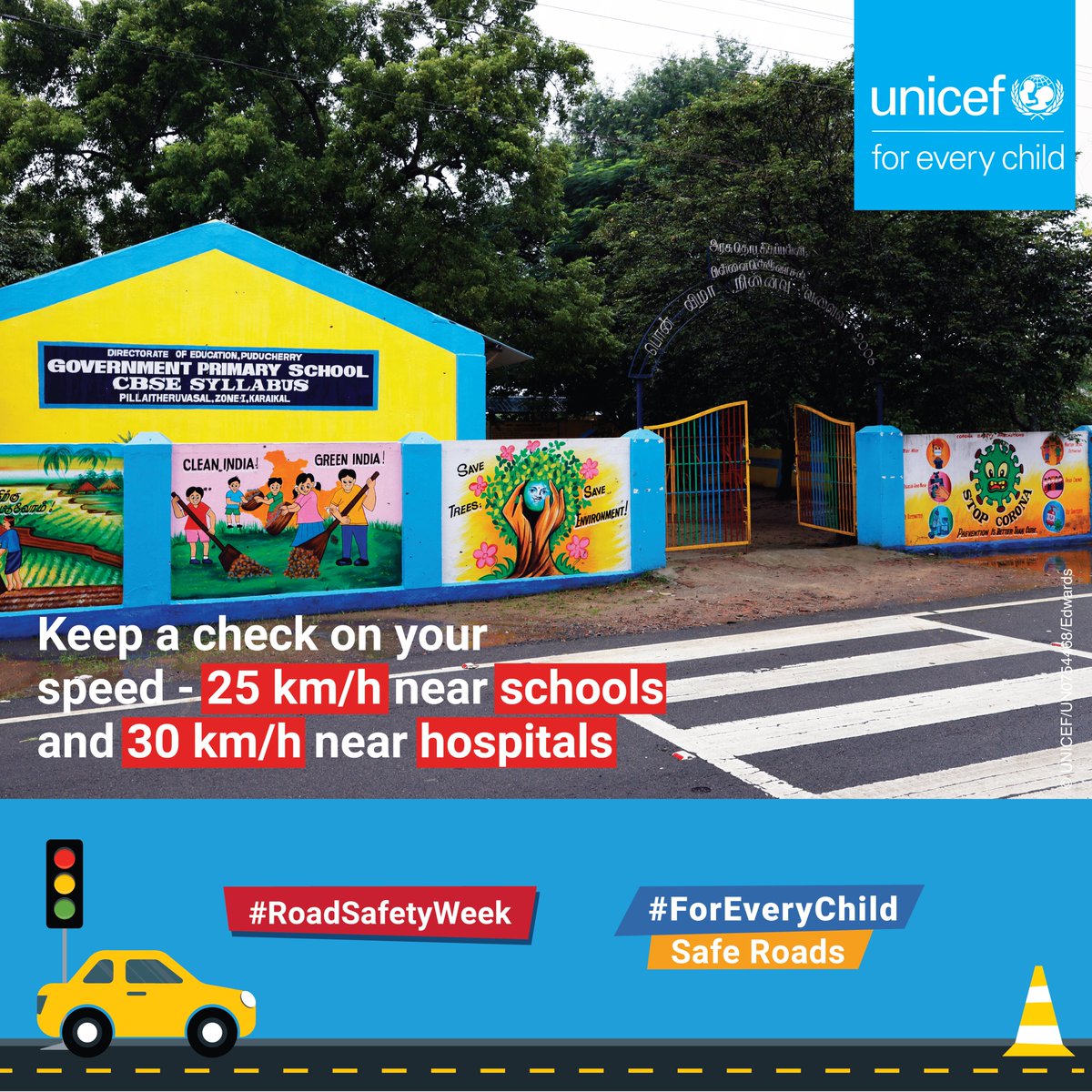 Safety must be at the core of our efforts to reimagine how we move in the world.

Road safety solutions should be designed with the most at risk in mind, first, like children and adolescents.

#RoadSafetyWeek