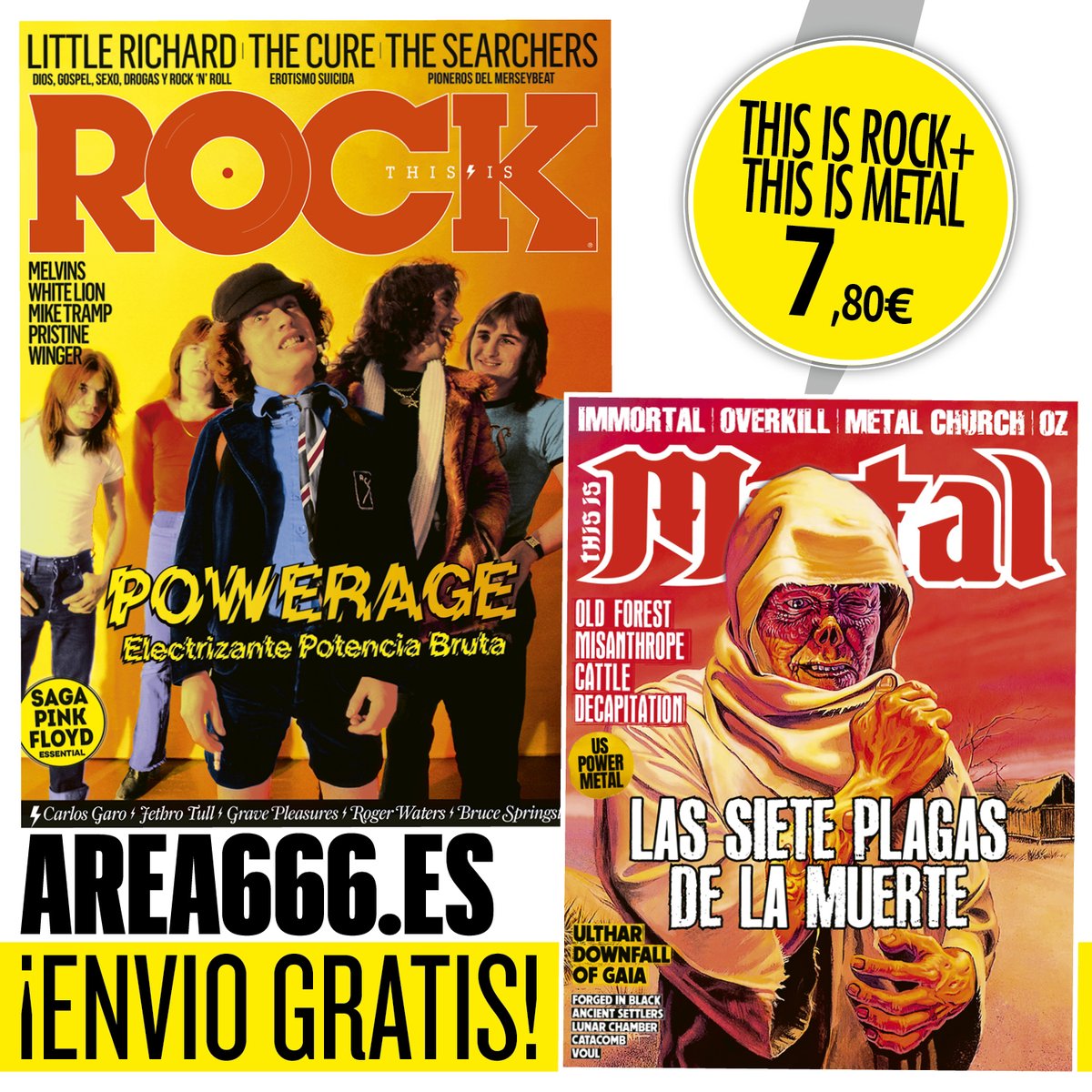 thisisrockmag's tweet photo. ¡No tienes un quiosco cerca! This Is Rock + This Is Metal por 7,80 ➡ https://t.co/k4srXlXezf
.
#revistarock #rockclasico #hardrock #progrock #heavyrock #rockprogresivo #revistas #heavy #revista #bluesrock #progrock #progmetal #classicrock https://t.co/y1TbK3URjf