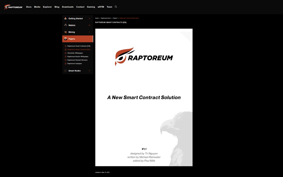 raptoreum's tweet photo. The New #Raptoreum Smart Contract V1.1 paper is here:

🟩https://t.co/JQdFKdddIB

Big thanks to @i_nodez https://t.co/6sA4TeObVF