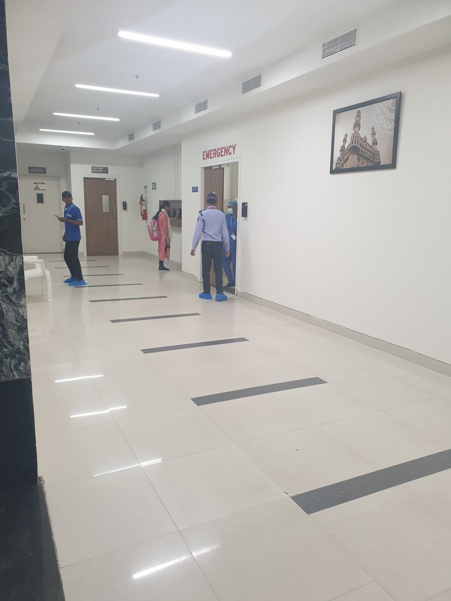 ask_hemanth's tweet photo. @AIGHospitals The walkway betwn emergency area &amp; hospital should be open for patient caretakers to walkin and out! I clearly don't understand why caretakers should walk outside the hospital goaround in the hot sun. The walk would help the caretakers frm scorching sun &amp; heat! https://t.co/KXkj2yAg5R