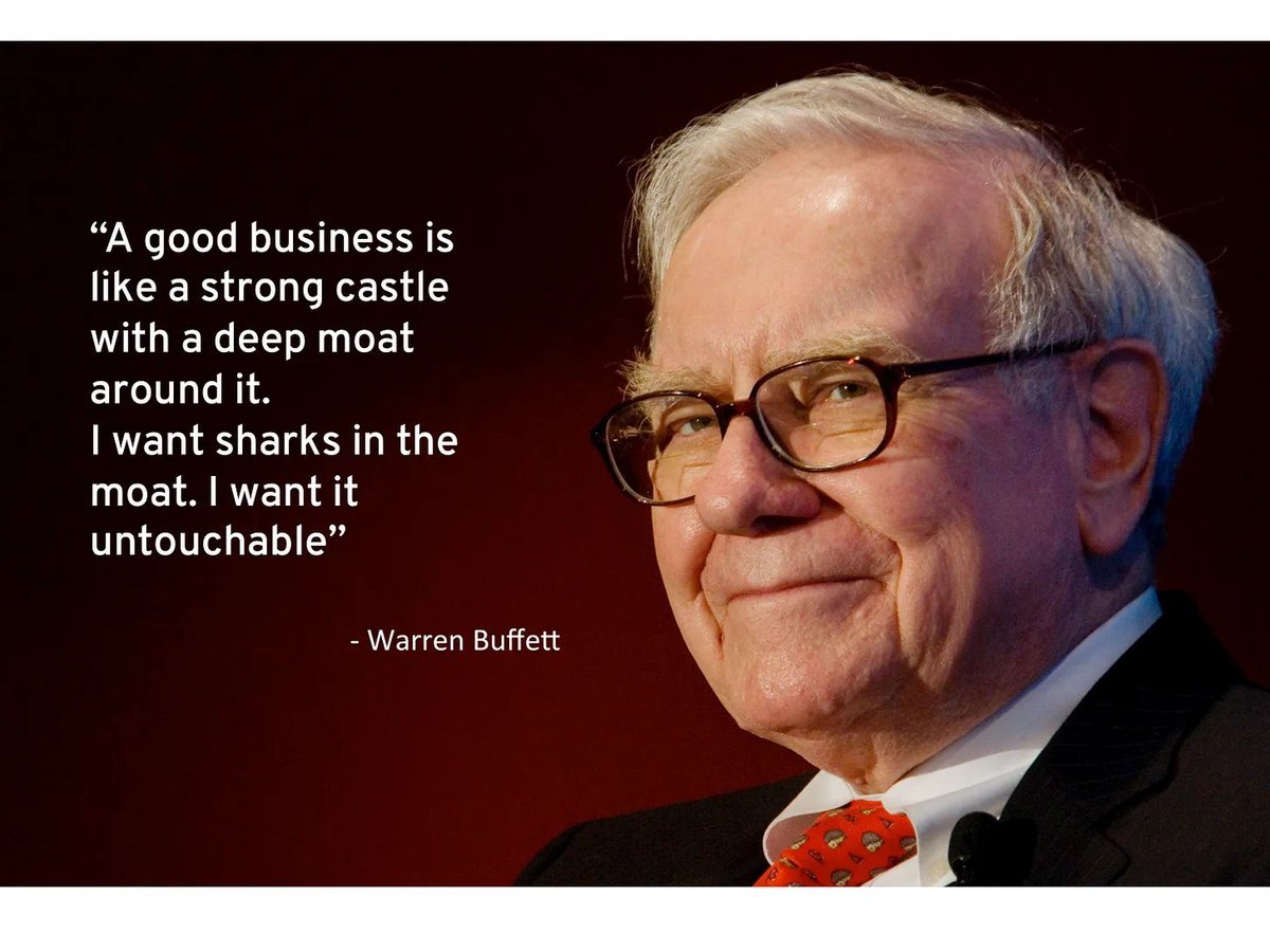 $AAPL now makes up almost 50% of Warren Buffett's portfolio.

He must think there are some pretty big sharks in their moat!