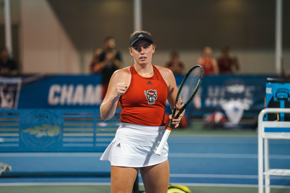 Winning The Four Hour Battle 🔥 NC State outlasts Iowa State to advance to the Semifinals! #WeAreCollegeTennis | #NCAATennis