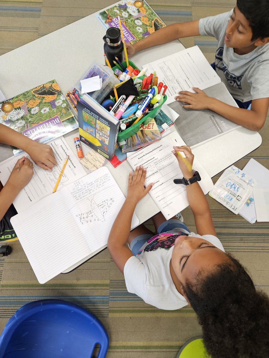 StephanyeAshfo1's tweet photo. Today in EL, students worked on critiquing & editing the initial draft of their Wildflower Seed Packet lesson by studying & adding details to their illustrations of certain types of butterflies.
#IAmUniquelyCapable
@HortonsCreekES
@HCES_2nd https://t.co/0tb2ye7CLP