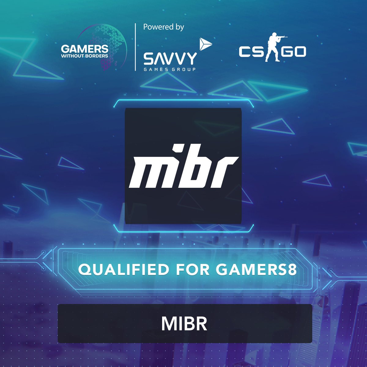 Congratulations <a href="/MIBR/">MADE IN BRAZIL.</a> 🥳🇧🇷

They place FIRST and qualify for Gamers8, taking place later this year! 🙌

#GamingForGood