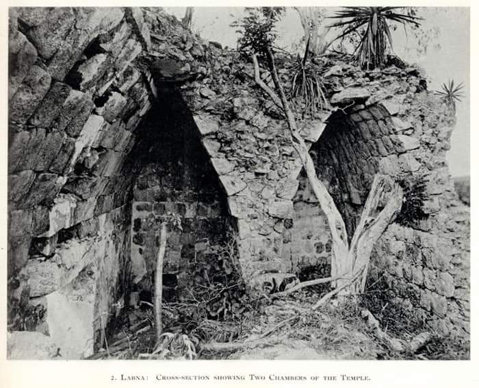 De está manera lucía la #rutapuuc a finales de 1800, estas fotografías se tomaron entre 1888 y 1891, como parte de la expedición del Museo Thompson-Peabody, y se publicaron por primera vez en el libro de Spinden de 1913.

#Yucatán #visityucatán #visitmexico