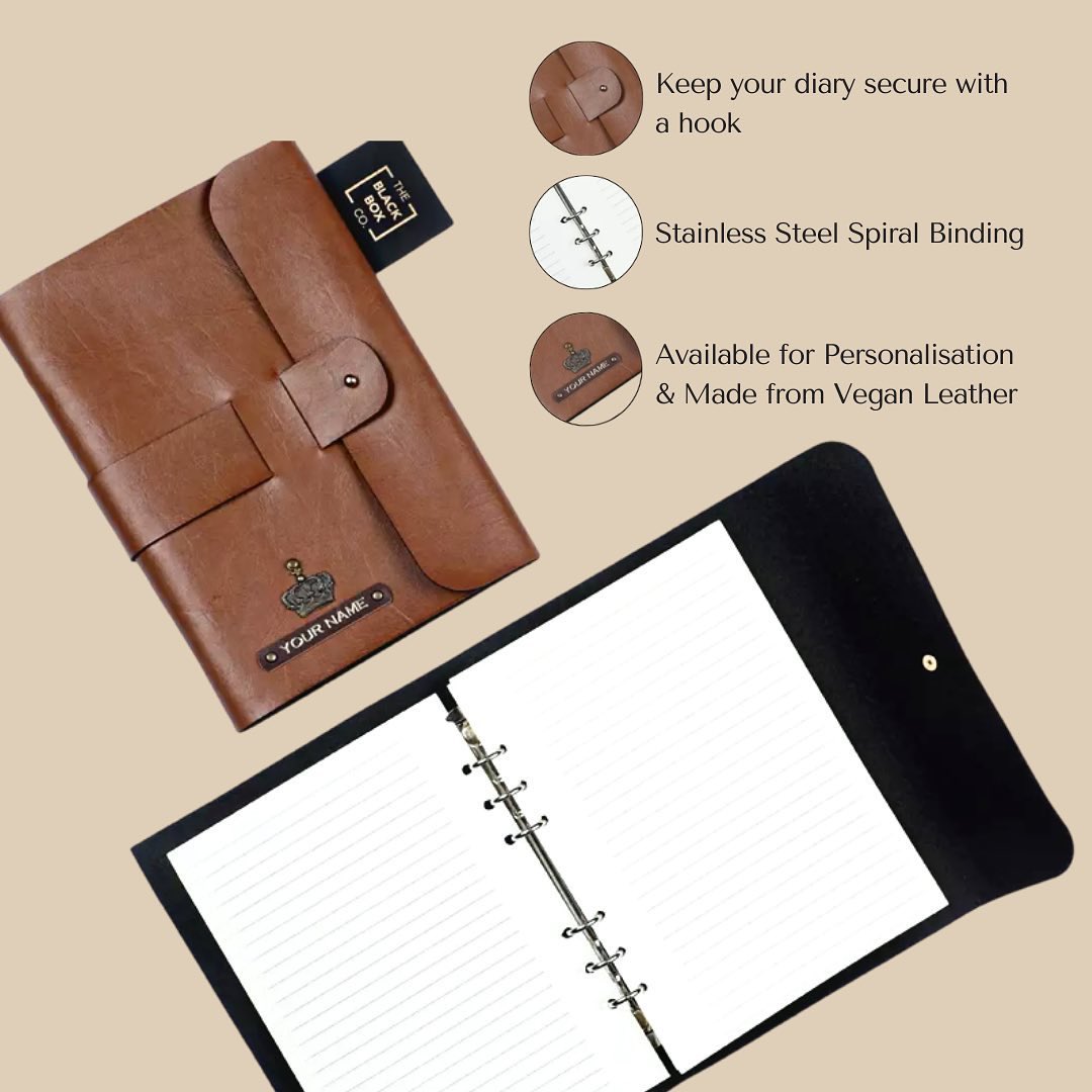 Our sleek customisable diary