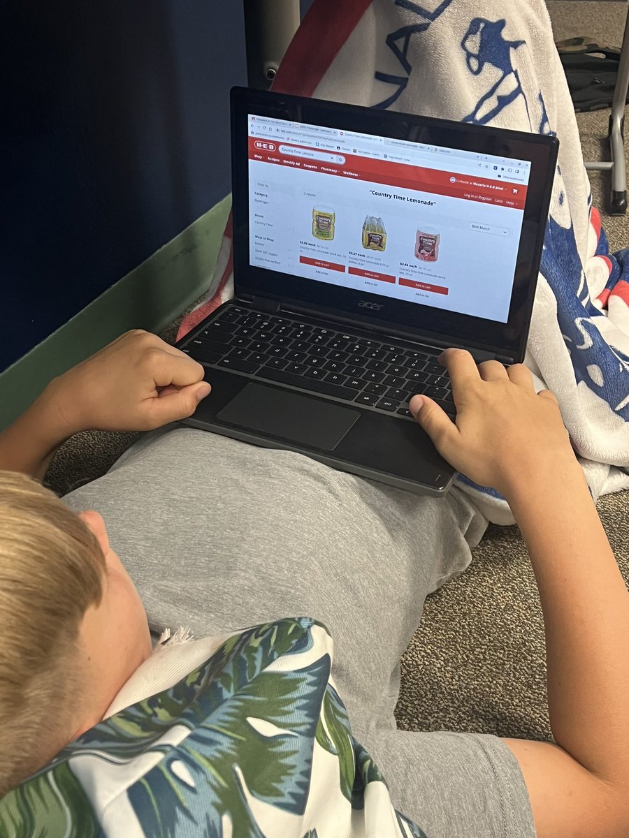 When life gives you lemons, you set up a lemonade stand and SELL IT! These young entrepreneurs are hard at work finalizing plans for their small businesses. This week, we compared prices of supplies, planned out a budget, and learned health safety guidelines!🍋 <a href="/ActonElementary/">Acton Elementary</a>