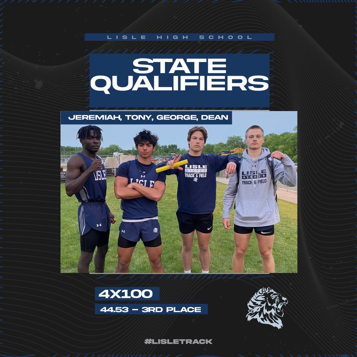 Lisle T&F tweet media