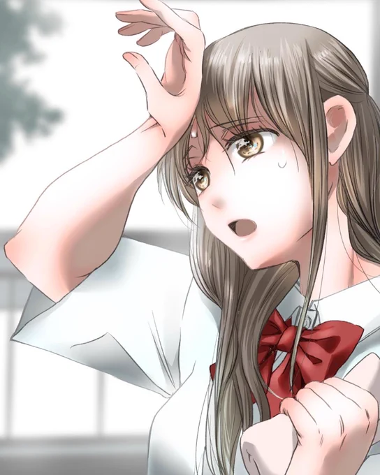 暑いー