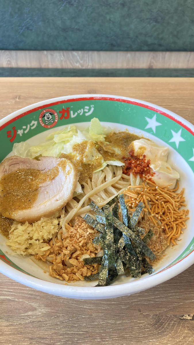 夏季限定】冷やしまぜそば ニンニクをショウガに変更が 実は美味い