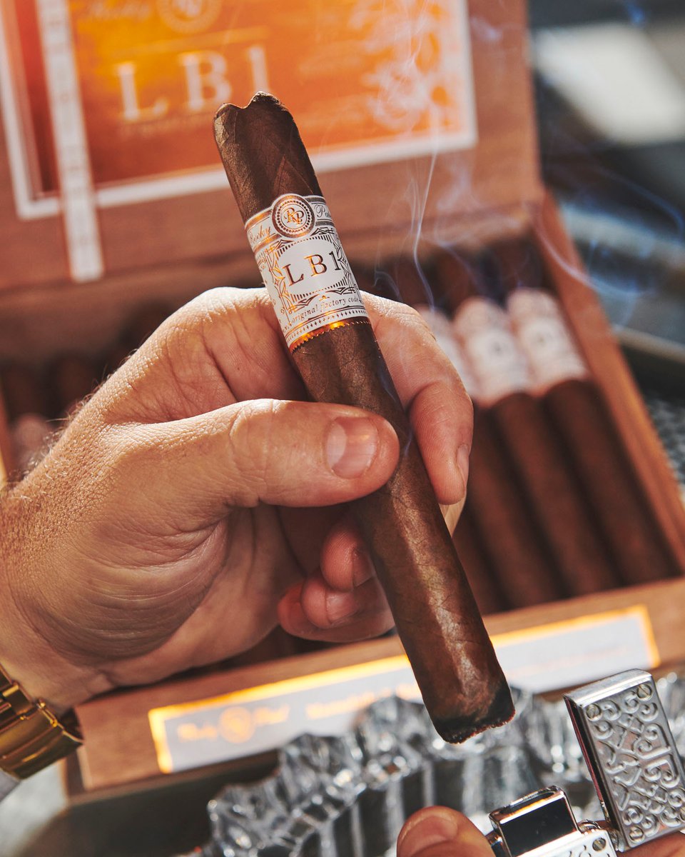 A medium-bodied smoke that’s rolled in Honduras, from a tobacco blend that includes ligero from the Jamastran Valley of Honduras, and a mix of fillers from Condega and Estelí, Nicaragua, grown on Patel’s farms. The LB1 is a staple in an aficionado's humidor.

#rockypatelcigars