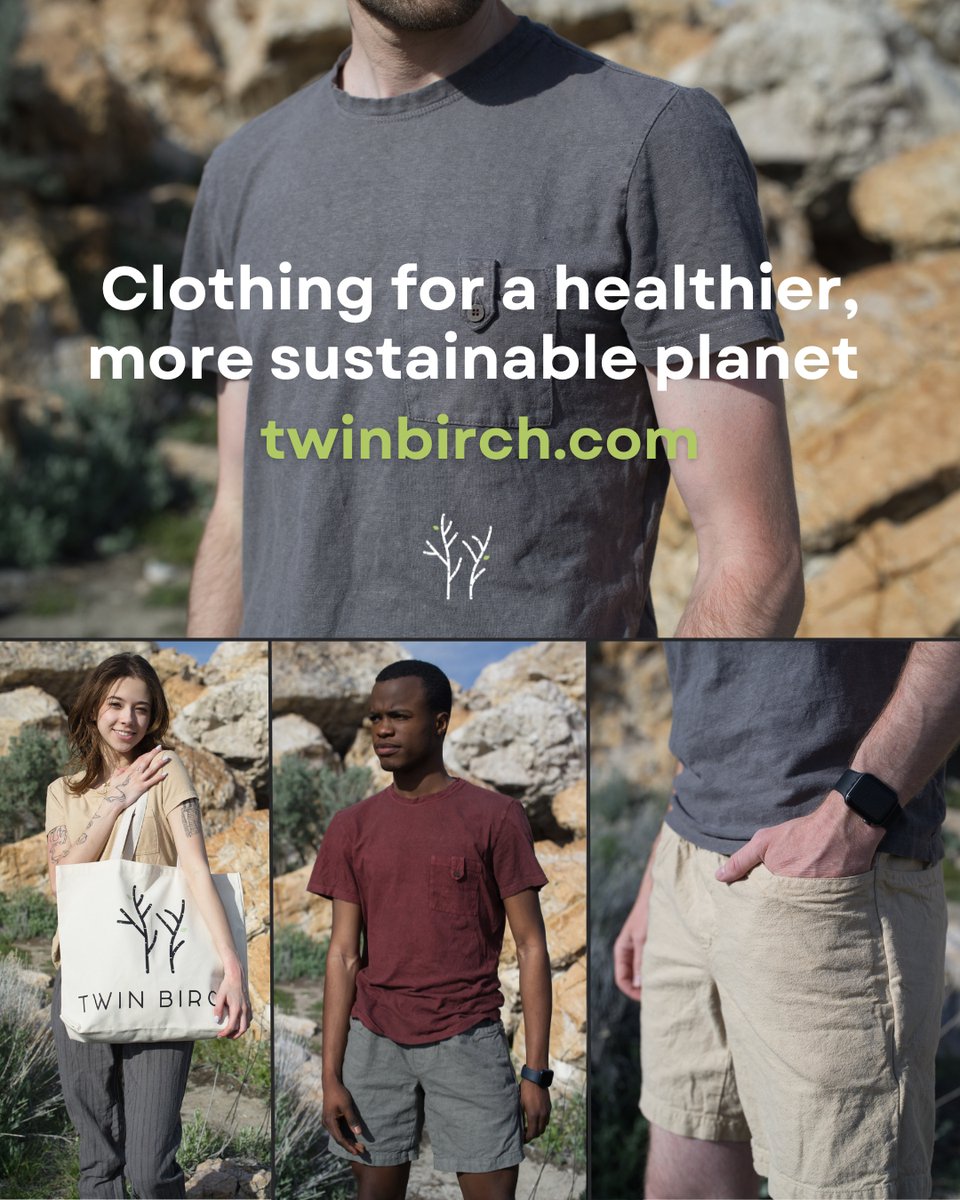Twin Birch has officially launched in the US & Canada!

Mission: Create clothing for a healthier, more sustainable planet. All our clothing is made in the US. Please check out our first items at the link below. Thank you for your support!

Shop: twinbirch.com