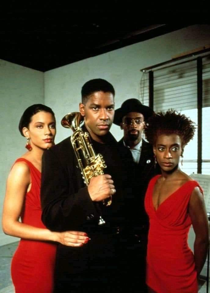 Happy birthday Cynda Williams with Denzel Washington and Joie Lee and Spike Lee In Mo Better Blues 1990. #cyndawilliams #denzelwashington #joielee #spikelee #mobetterblues #1990s