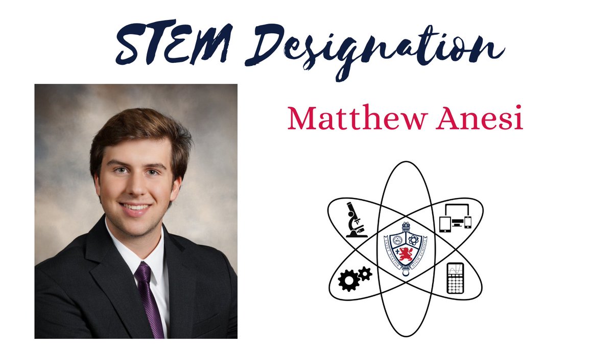 Our first STEM senior for today is Matt Anesi! Some of his experiences included his internship in manufacturing and leading future lions at our STEM day! Matt will be attending @IUBloomington  and majoring in finance in the fall! Congrats! #LionForLife #ViatorSTEM