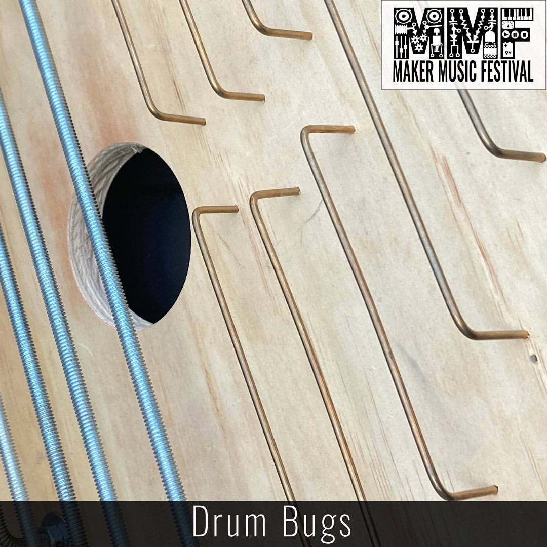 Meet the Maker: Sudhu Tewari, an instrument builder, sound artist & improvisor from Berkeley, CA Sudhu joins with 'Drum Bugs,' a collaborative instrument building process - Percussion Boards in the style of Tom Nunn's Bug EPBs (Electroacoustic Percussion Boards) 6/1 @c4newmusic