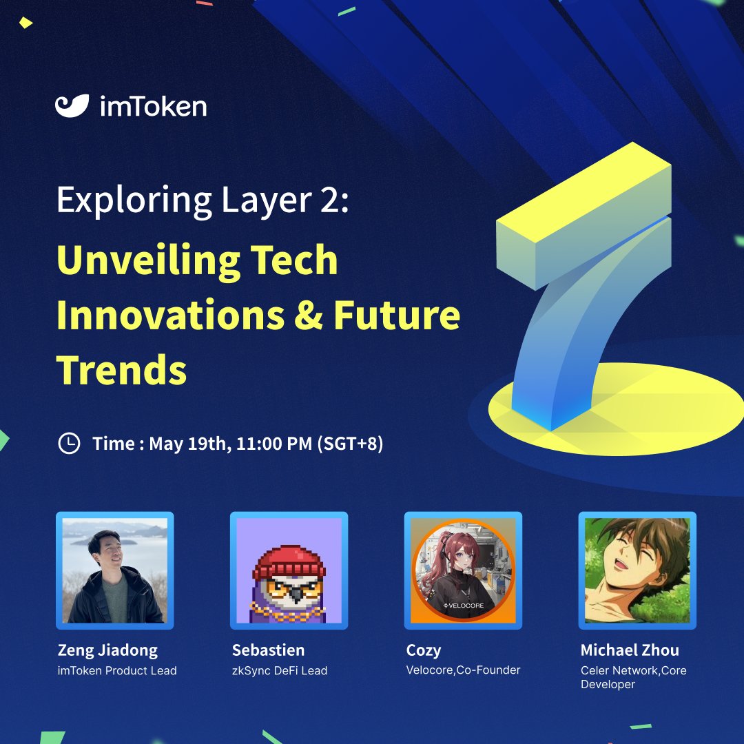 Join our first Twitter space to explore Layer 2 with the OGs from @imTokenOfficial @zksync <a href=/currencies/celer-net...