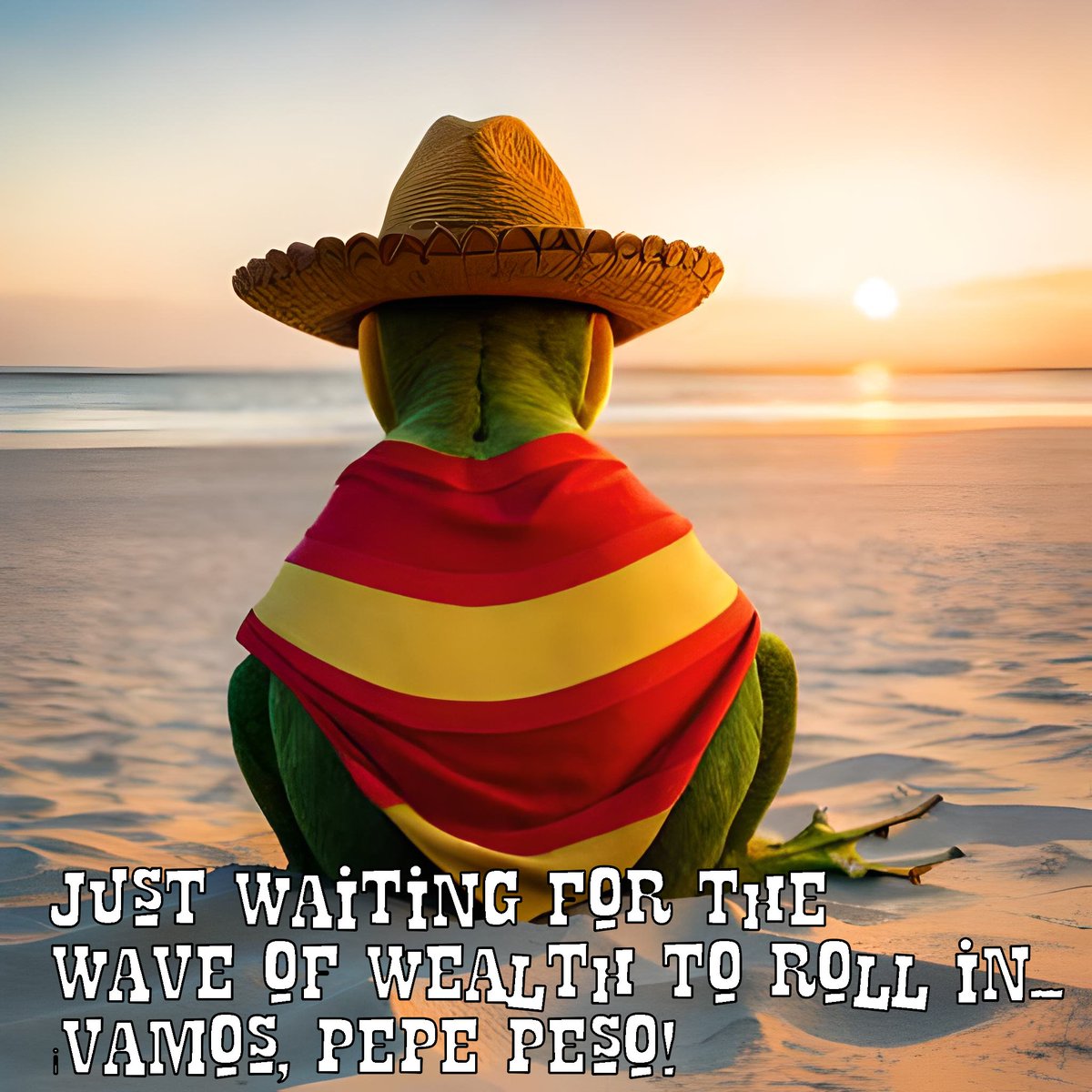 Patience, amigos! We're gearing up for a massive wave... a wave of prosperity! 🏖️🎺 STEALTH LAUNCH coming soon! Stay tuned for the fiesta of a lifetime with $PESO. Something big is on the horizon... can you feel it? 🚀🌊 #crypto #stealthlaunch #pepepeso #moonshot #pepe