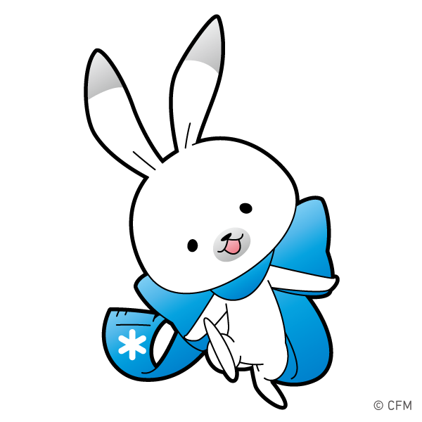 「今日の札幌の最高気温は27℃らしいうさ。27℃…?27℃って何度…うさ…? #ラ」|ラビット【公式】ユキネのイラスト