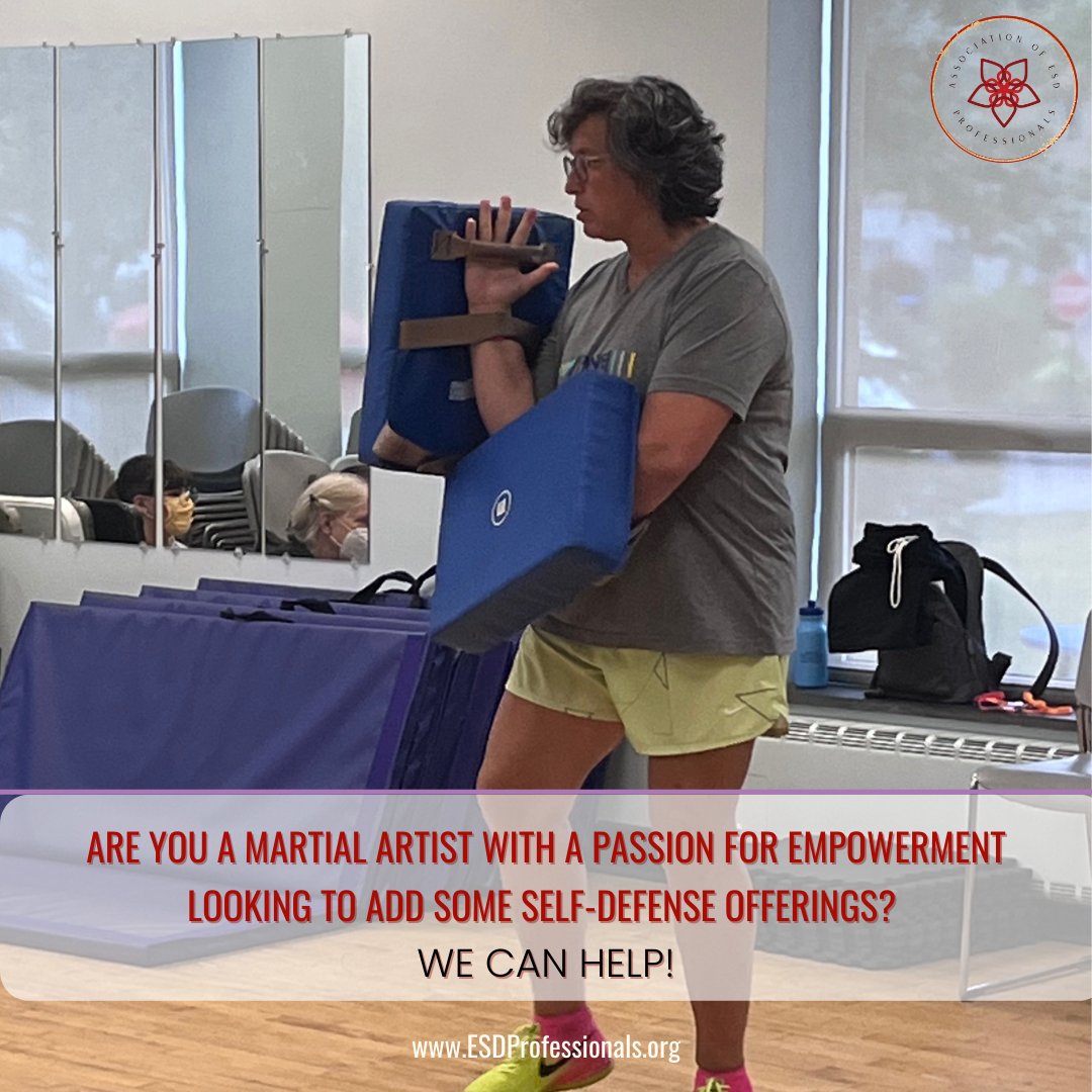 ESDProfessional's tweet photo. You a martial artist with a passion for empowerment looking to improve your self-defense offerings? We can help! We invite you to become a member of the Association of ESD Professionals

Learn more: https://t.co/QFKYgroVSP

Photo of PAVE Prevention CEO, Arlene Limas.
#SelfDefense https://t.co/Gl9YwpLEsv