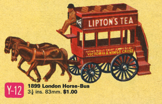 Classic #Matchbox time...1967 Y-12 1899 London Horse-Bus