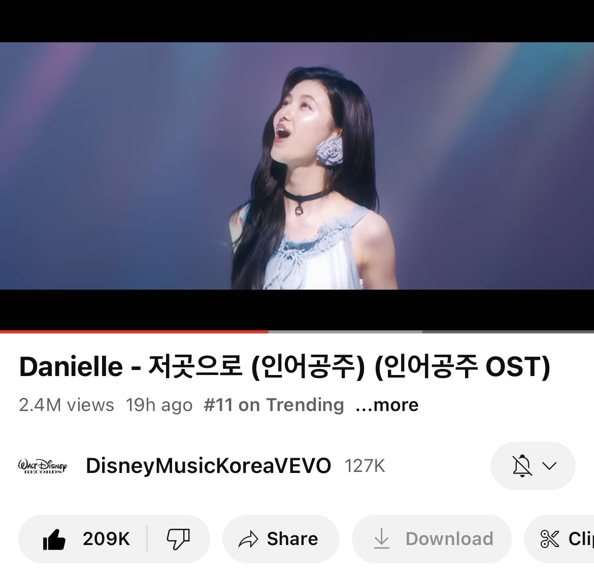 hnnistars's tweet photo. Danielle ‘Part of Your World’ MV is trending #11 on YouTube Indonesia. Bunnies INA kajja~
#PartOfDanielleWorld
#StreamForDanielle https://t.co/6ZuOAHubmV