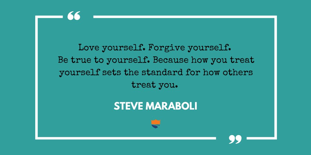 Love yourself. Forgive yourself. Be true to yourself. Because how you treat yourself sets the standard for how others treat you. - Steve Maraboli. 

 #gtscholars #education #quoteoftheday