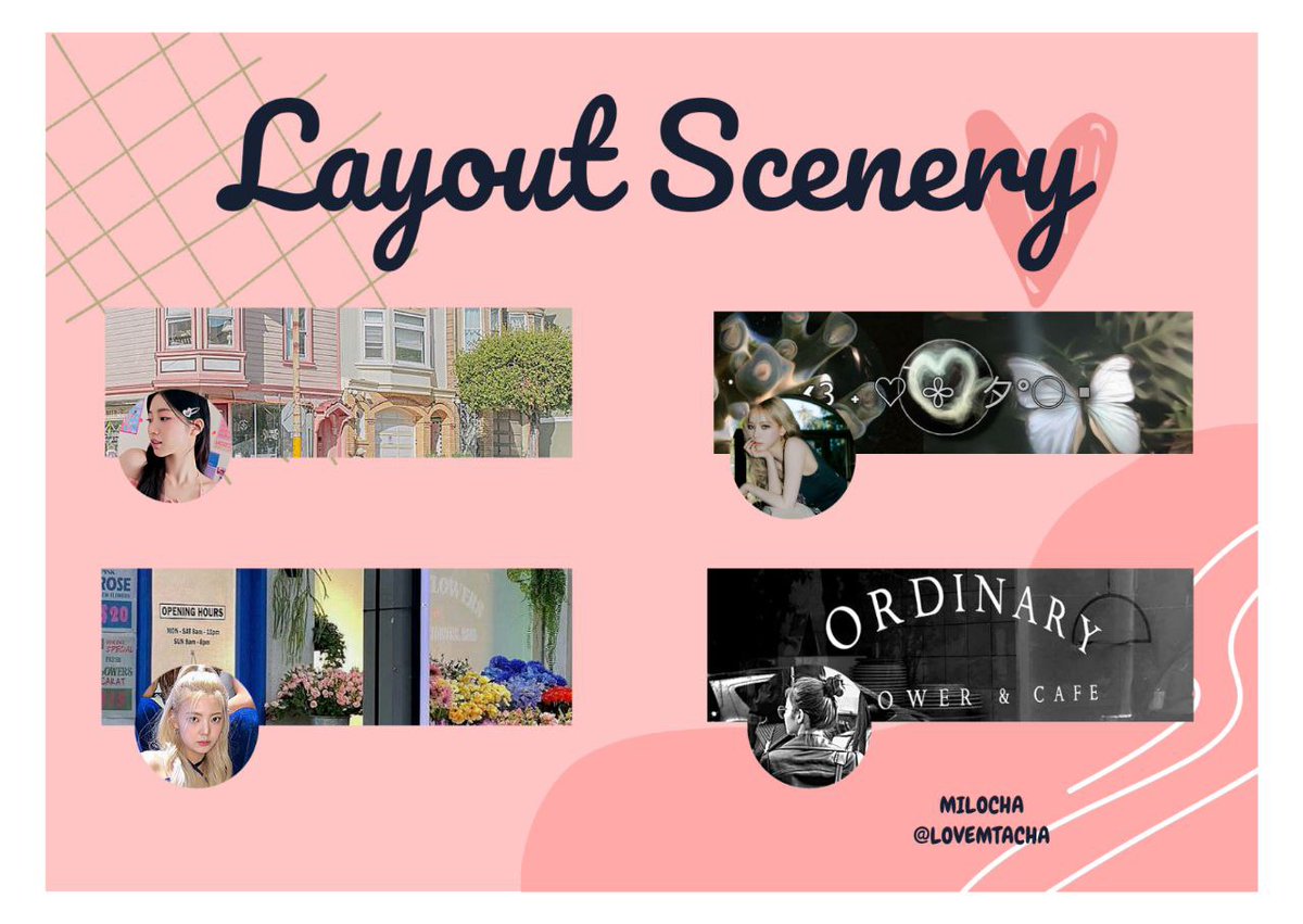 𝓗ello everyone 👋 now 𝓞cha's ba has been opened i'm selling 𝙇𝐚𝐲𝐨𝐮𝐭 𝙎𝐜𝐞𝐧𝐞𝐫𝐲! if you feel interested it, please visit my account and see the catalog there. Thank You! ♡