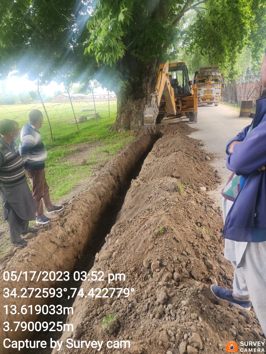 #JJM Laying of Pipe Network for WSS Sangri Muqaam (Sopore)