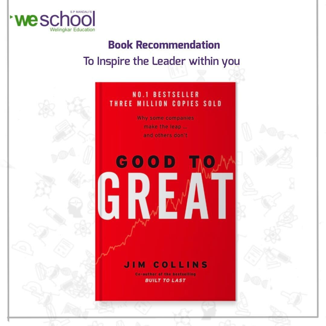 Unlock Your Potential with Our Handpicked Book Recommendation - Dive into Good to Great to Ignite Your Leadership Journey.

#WeSchool #bookrecommendation #goodtogreat #education #welingkar #welingkareducation