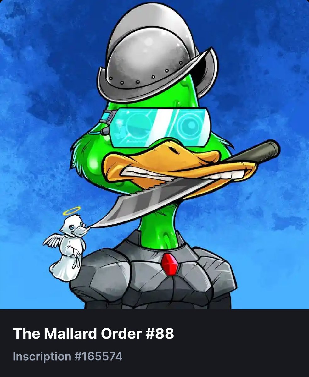 <a href="/DontsellyourSOL/">Dontsellyoursol 🧲</a> <a href="/banditsbtc/">₿itcoin ₿andits</a> I'm not selling this ATM but there are others just as good <a href="/MallardOrder/">The Mallard Order</a> #MallardUP #Ordinals #BTC   $ADA #Cardano #NFT
