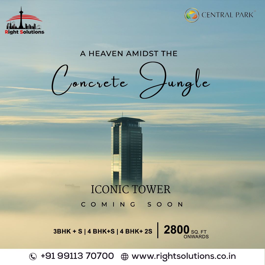 rightssolutions's tweet image. A Heaven Amidst the Concrete Jungle SEC-32-33, South of Gurgaon

ICONIC TOWER Coming SOON

3BHK + S | 4 BHK+S | 4 BHK+ 2S

#Centalpark #upcoming #Launch #Iconic
#modernamenities #residential #rightsolutions
9911370700
rightsolutions.co.in