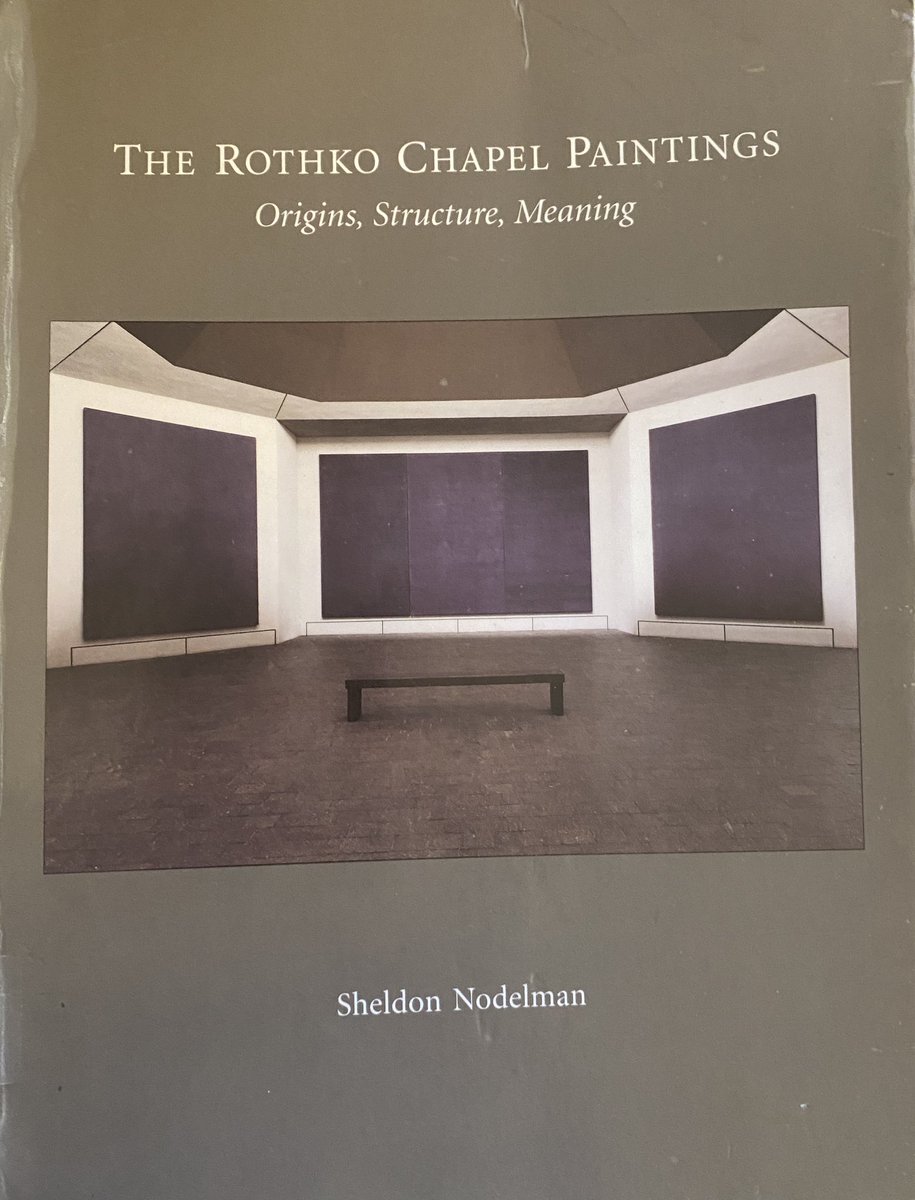 Didn’t write about #Rothko for my #sbadoesherMA @uhcreatives final essay . But reading about #Rothko for my practice. Getting pretty obsessed with a book by Sheldon Nodelman  from @UCSanDiego on @rothkochapel. Feel a more deeper connection, to the spirituality of my practice!
