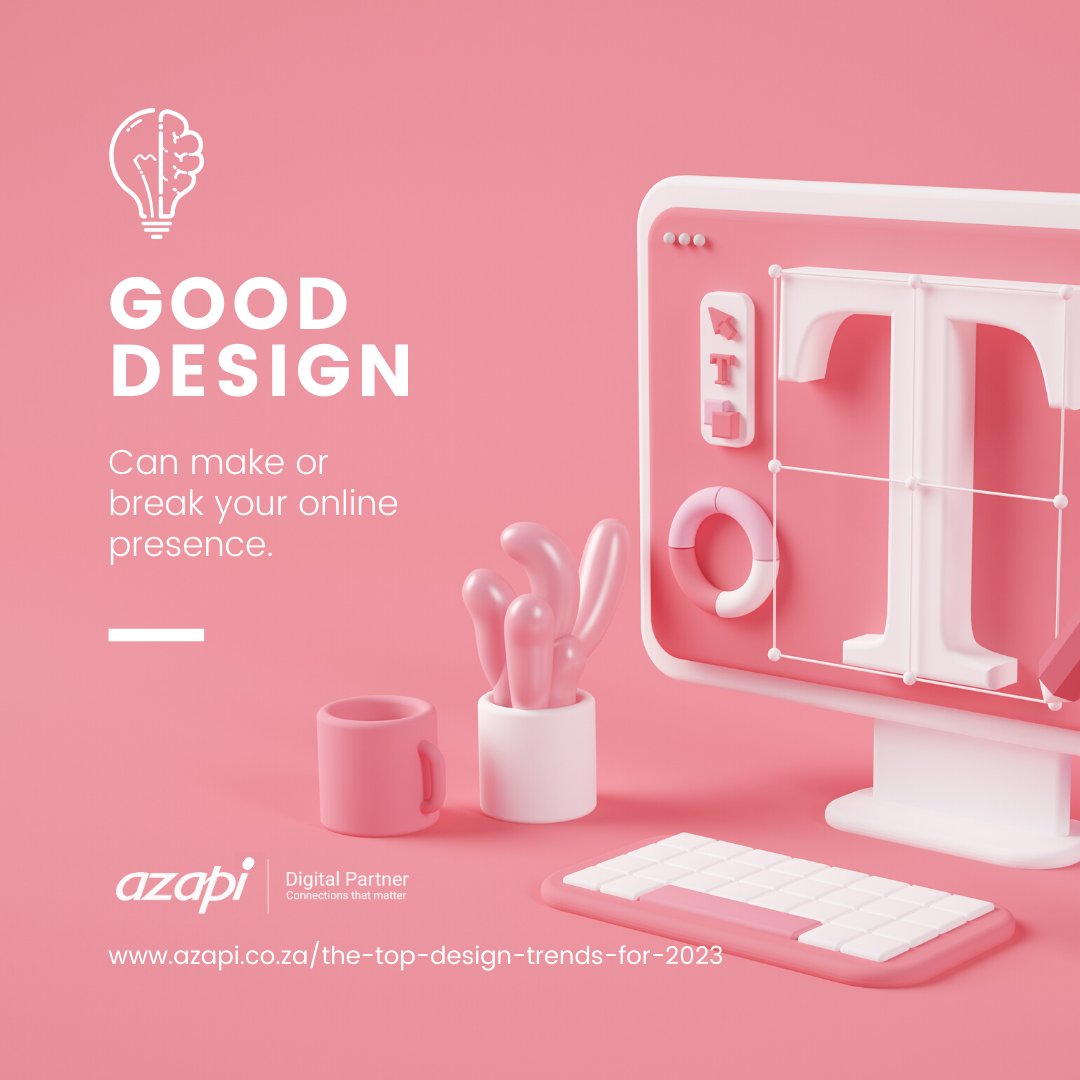 FirstImpactSA's tweet image. UX design can make or break your online presence. Ready to utilise the power of UX design and watch your engagement skyrocket? Email hello@azapi.co.za and let’s get creative. 

#Azapi #DigitalPartner #UXDesign #WebDesign